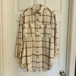 Universal Thread Plaid Dress - Button Down